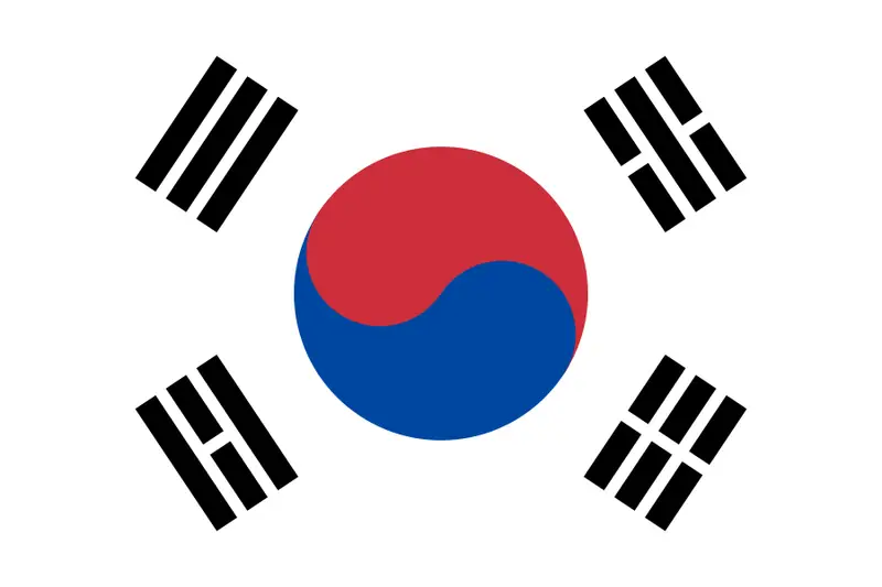 Sydkorea flagga